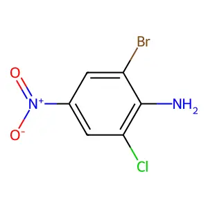 2-Bromo-6-chloro-4-nitroaniline structure