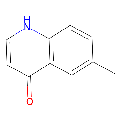 4-Hydroxy-6-methylquinoline structure