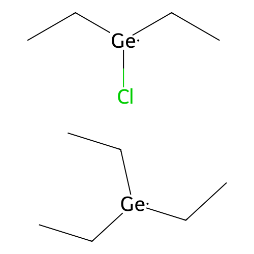 1-Chloro-1,1,2,2,2-pentaethyldigermane structure