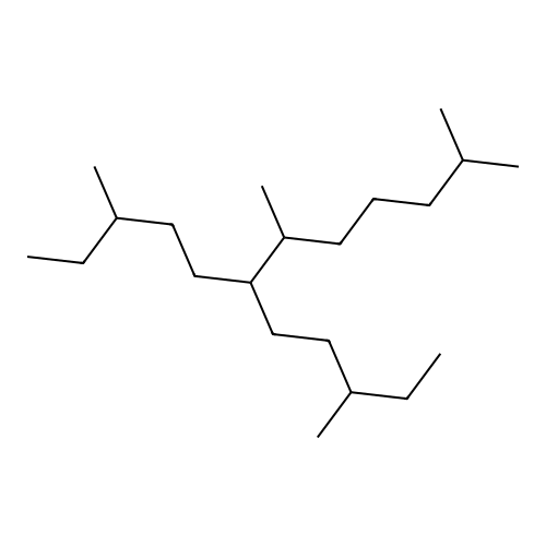 2,6,10-Trimethyl-7-(3-methylpentyl)dodecane structure