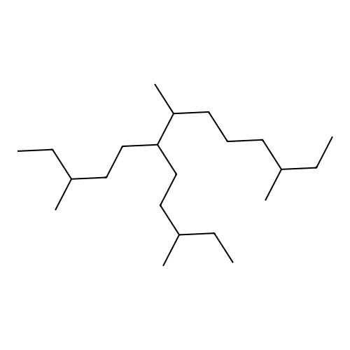 3,7,11-Trimethyl-6-(3-methylpentyl)tridecane structure