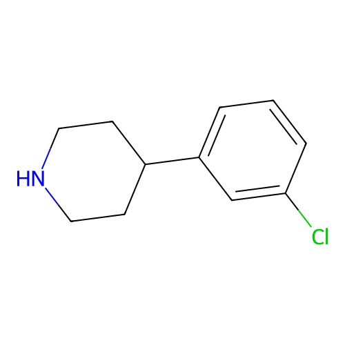 4-(3-Chlorophenyl)piperidine structure