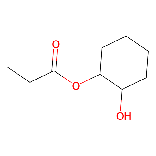 2-Hydroxycyclohexyl propanoate structure