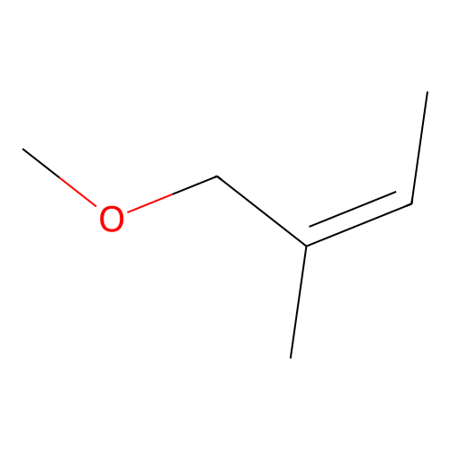 2-Butene, 1-methoxy-2-methyl- structure