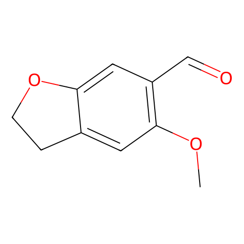 5-Methoxy-2,3-dihydrobenzofuran-6-carbaldehyde structure
