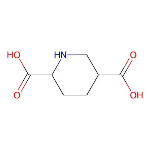 Piperidine-2,5-dicarboxylic acid structure