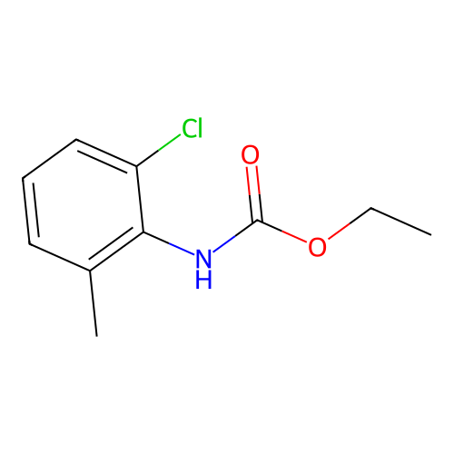Ethyl N-(2-chloro-6-methylphenyl)carbamate structure
