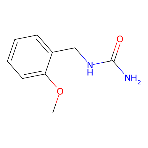 ((2-Methoxyphenyl)methyl)urea structure