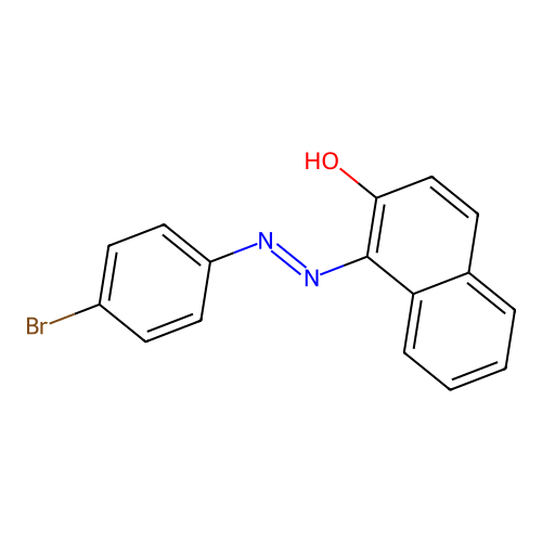 1-[2-(4-Bromophenyl)diazenyl]-2-naphthalenol structure