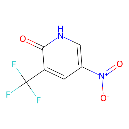 2-Hydroxy-5-nitro-3-(trifluoromethyl)pyridine structure