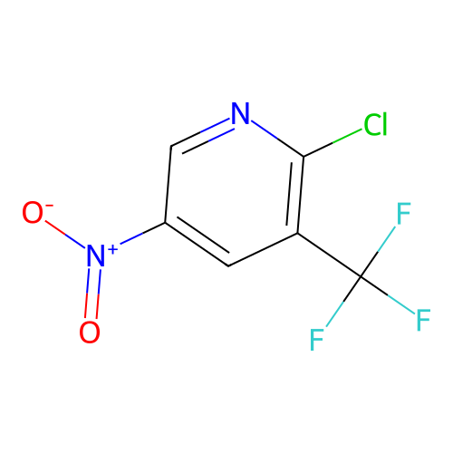 2-Chloro-5-nitro-3-(trifluoromethyl)pyridine structure