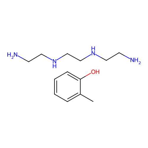 Phenol, methyl-, compd. with N,N'-bis(2-aminoethyl)-1,2-ethanediamine structure