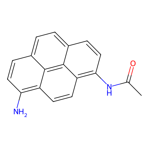 N-(8-Amino-1-pyrenyl)-acetamide structure
