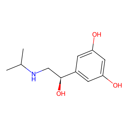 (R)-orciprenaline structure