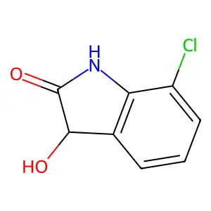 2H-Indol-2-one, 1,3-dihydro-7-chloro-3-hydroxy- structure