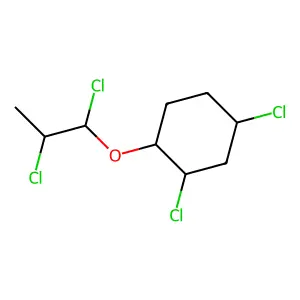 Dichloro(dichloropropoxy)cyclohexane structure