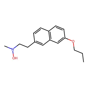 N-Hydroxy-N-methyl-7-propoxy-2-naphthaleneethanamine structure