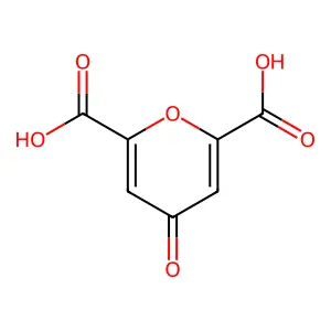 白屈菜酸 structure