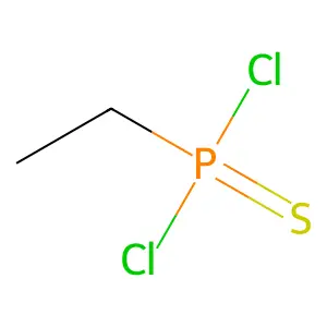 ethyl phosphonothioic dichloride, anhydrous structure