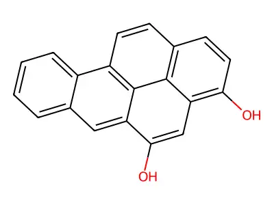 Benzo(pqr)tetraphene-3,5-diol structure