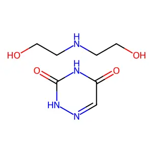 氮杂尿嘧啶二乙醇胺盐 structure