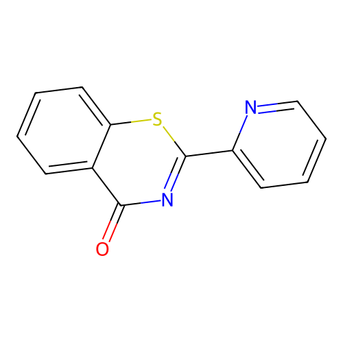 2-pyridin-2-yl-4H-1,3-benzothiazin-4-one structure