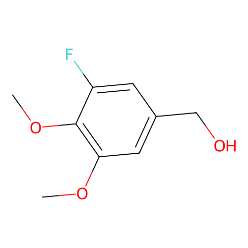 (3-Fluoro-4,5-dimethoxyphenyl)methanol structure