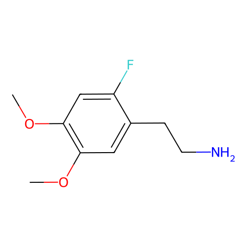 Benzeneethanamine, 2-fluoro-4,5-dimethoxy- structure
