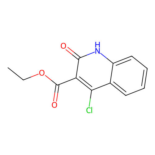 Ethyl 4-chloro-2-oxo-1,2-dihydroquinoline-3-carboxylate structure