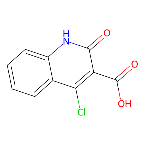 4-Chloro-2-oxo-1,2-dihydroquinoline-3-carboxylic acid structure