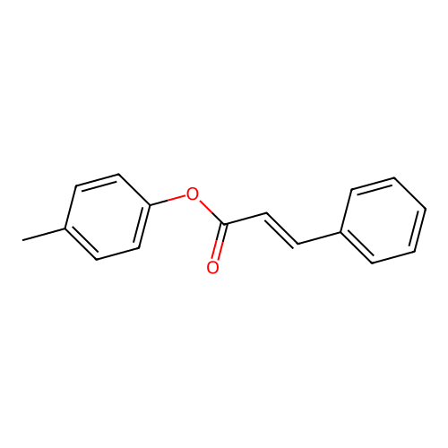 4-Methylphenyl 3-phenylacrylate structure