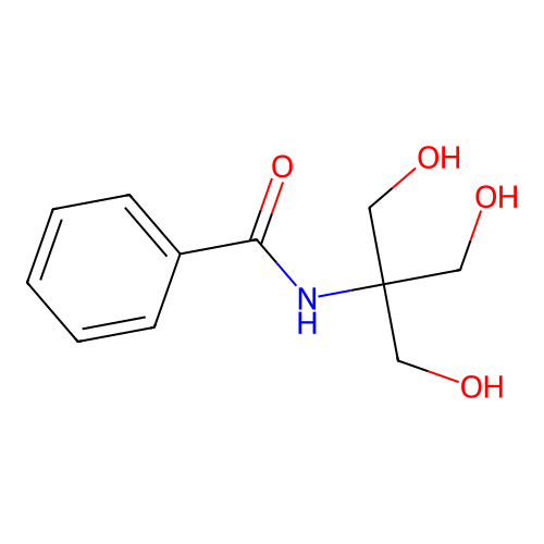 N-[1,3-dihydroxy-2-(hydroxymethyl)propan-2-yl]benzamide structure
