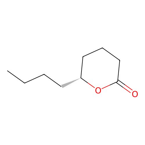 (R)-6-Butyltetrahydro-2H-pyran-2-one structure