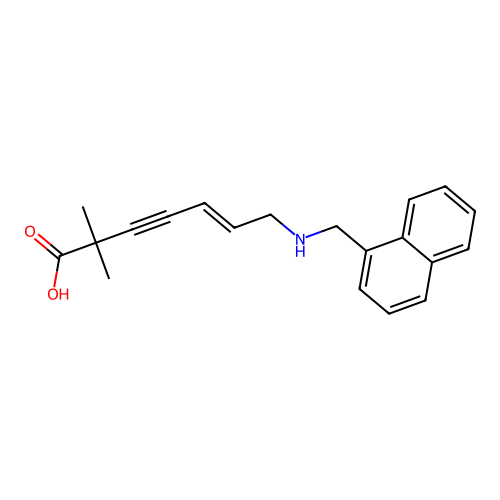 N-Desmethylcarboxy Terbinafine structure