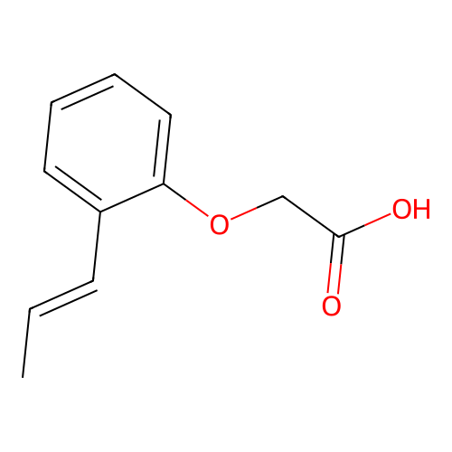2-(2-Prop-1-enylphenoxy)acetic acid structure