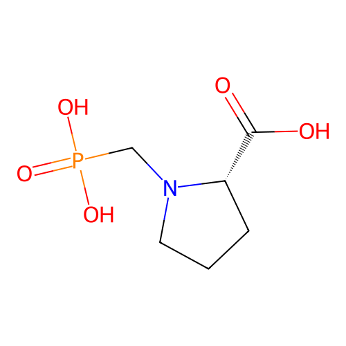 Prolinomethylphosphonic acid structure