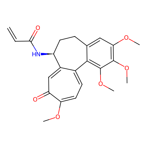 N-Acryloyldeacetylcolchicine structure