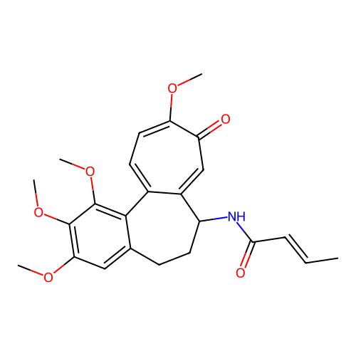 N-Crotonyldeacetylcolchicine structure