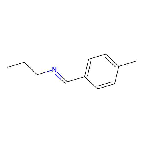 (p-Methylbenzylidene)-propyl-amine structure