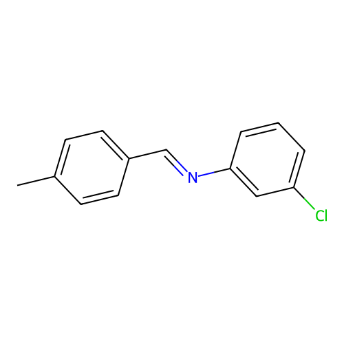 N-(4-Methylbenzylidene)-3-chloroaniline structure