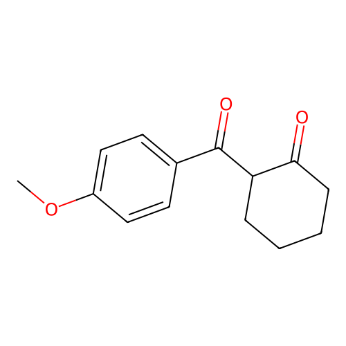2-(4-Methoxybenzoyl)cyclohexanone structure