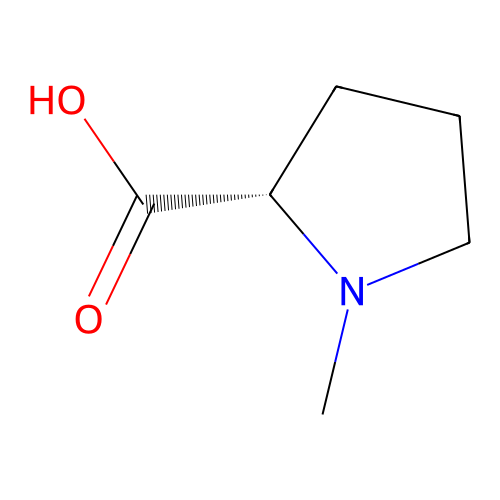 N-Methyl-L-proline structure