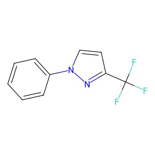 1-Phenyl-3-(trifluoromethyl)pyrazole structure