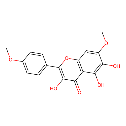 3,5,6-Trihydroxy-4',7'-dimethoxyflavone structure