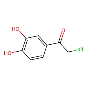 2-Chloro-3',4'-dihydroxyacetophenone structure