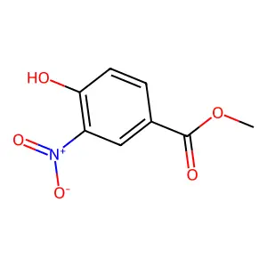 Benzoic acid, 4-hydroxy-3-nitro-, methyl ester structure