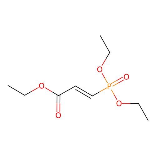 ethyl 3-(diethoxyphosphoryl)prop-2-enoate structure