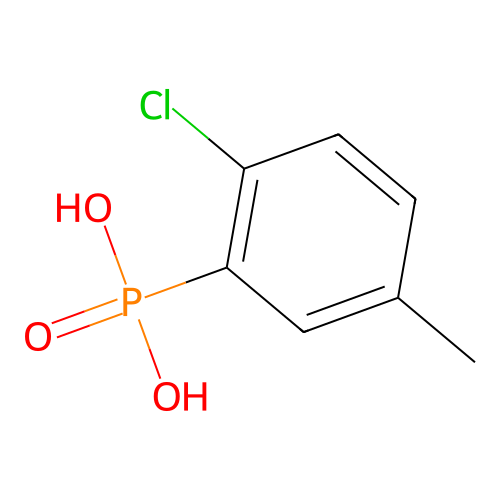 (2-氯-5-甲基苯基)膦酸 structure