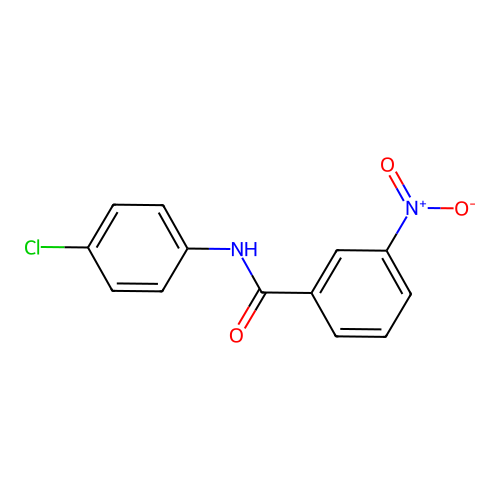 N-(4-氯苯基)-3-硝基苯甲酰胺 structure