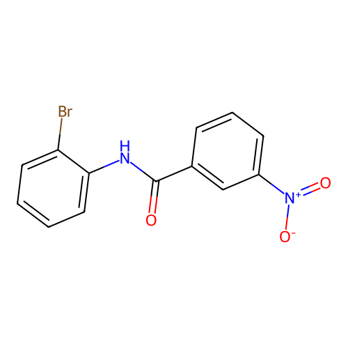 N-(2-bromophenyl)-3-nitrobenzamide structure